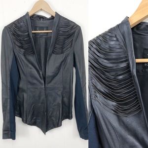BOD & CHRISTENSEN Leather Jacket Fringe Rockabilly